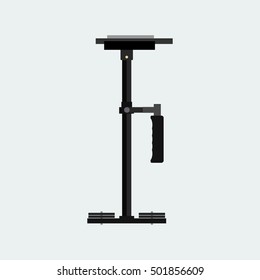 Steadicam, flat icon ,for web and mobile