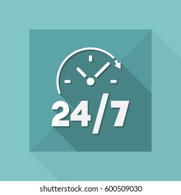 Steady available services  - Vector web icon