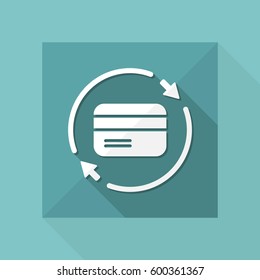 Steady banking services - Vector web icon