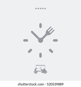 Steady food services - Vector web icon