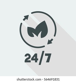 Steady gardening services - Vector web icon