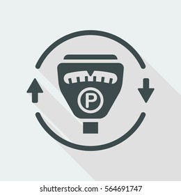 Steady parking service 24/7 - Vector web icon