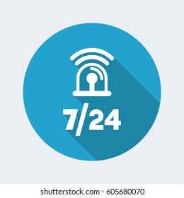 Steady protection service - Vector web icon