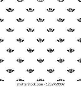 Steak bbq party pattern seamless vector repeat geometric for any web design