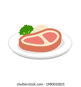 Steak, Rind, Dinner, Vektorgrafik