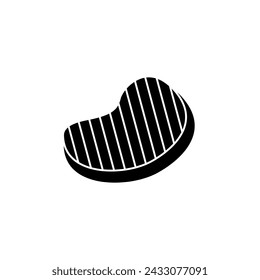 steak concept line icon. Simple element illustration. steak concept outline symbol design.