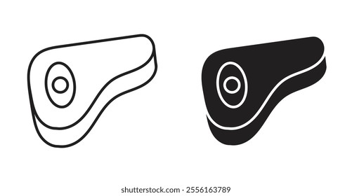 Steak Filled flat icons set for apps and web ui designs.
