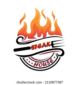 steak house design logo vector. steak house design logo business restaurant