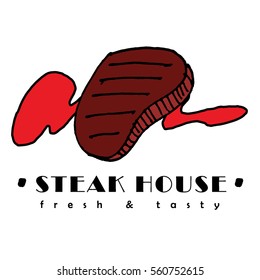 Steak house logo