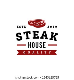 steak house logo design