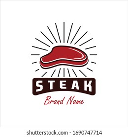 steak house logo inspiration. vector illustration concept, vintage design. vector illustration concept.