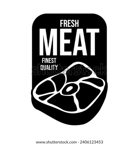 Steak House or Meat Store Labels, Badge, Emblems, Logo Templates. Signs Set. Isolated.	
