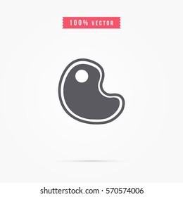steak icon for bbq