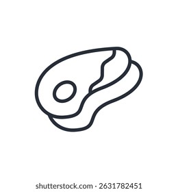bife ícone coleção .design estilo com fundo