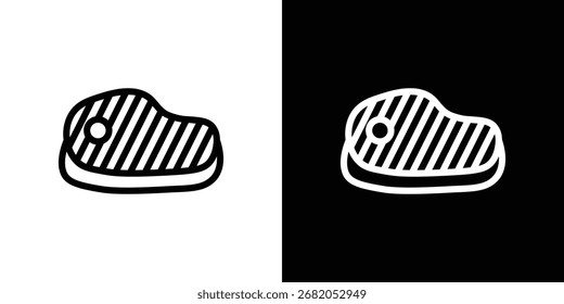 Steak icon design elements. icons for app or web