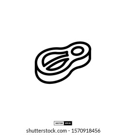 Steak icon, design inspiration vector template for interface and any purpose