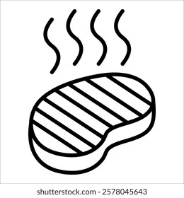 Steak Icon Element For Design