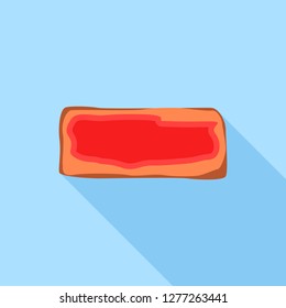Steak icon. Flat illustration of steak vector icon for web design