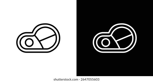 Steak icon. Graphic Design vector icon. Ui Ux Icons