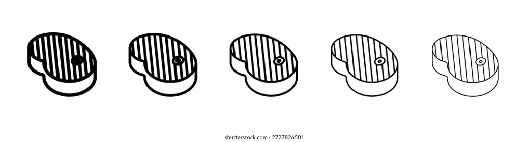 Steak icon for graphic designs. Icon vector design