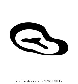 Steak icon or logo isolated sign symbol vector illustration - high quality black style vector icons
 