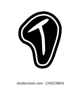 Steak icon or logo isolated sign symbol vector illustration - high quality black style vector icons
 