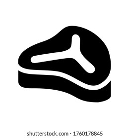 Steak icon or logo isolated sign symbol vector illustration - high quality black style vector icons
 