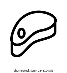 steak icon or logo isolated sign symbol vector illustration - Collection of high quality black style vector icons
