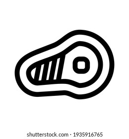 steak icon or logo isolated sign symbol vector illustration - high quality black style vector icons
