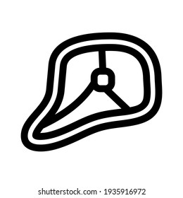 steak icon or logo isolated sign symbol vector illustration - high quality black style vector icons
