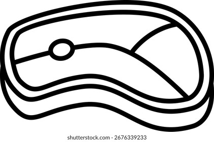 Steak Icon, Raw Meat Cut Outline