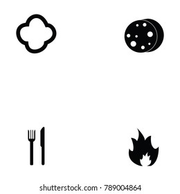 steak icon set