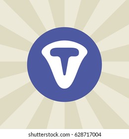 steak icon. sign design. background