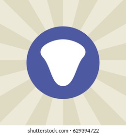 steak icon. sign design. background