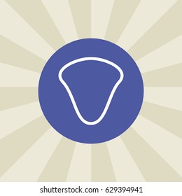 steak icon. sign design. background