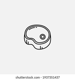 Steak icon sign vector,Symbol, logo illustration for web and mobile