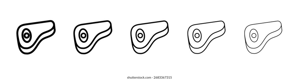 Steak-Symbol Vektorgrafik