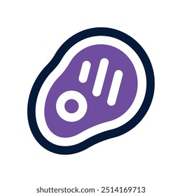steak icon. vector glyph icon for your website, mobile, presentation, and logo design.