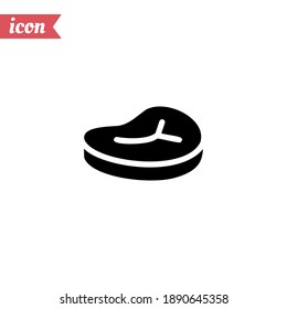 icono del filete. Ilustración del vector EPS 10.