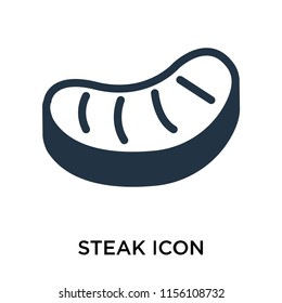 Steak icon vector isolated on white background, Steak transparent sign