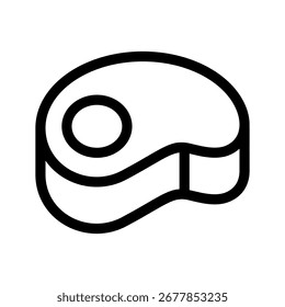 Steak Icon Vector Symbol Design Illustration