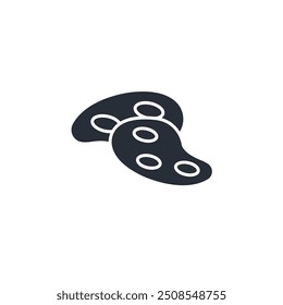 Steak icon. vector.Editable stroke.linear style sign for use web design,logo.Symbol illustration.