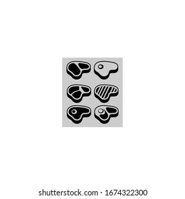 Diseño de vectores de conjuntos de iconos de acero