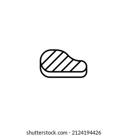 Steak Icons Set. Vector Meat icon vector