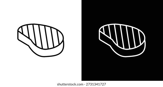 Ícones de bife Coleção de elementos simples.