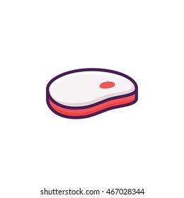Steak Illustration Icon 
