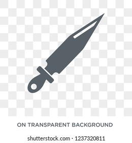 steak knife icon. steak knife design concept from Kitchen collection. Simple element vector illustration on transparent background.