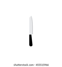 steak knife icon in flat style