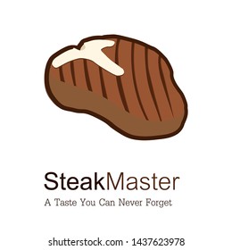 Steak Logo Template For Restaurant