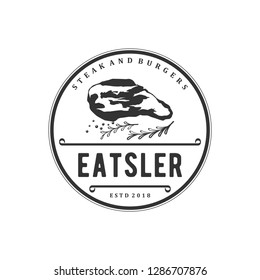 Steak logo vintage